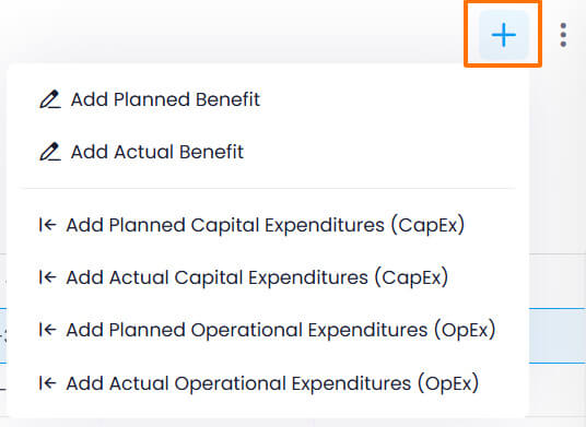 Neuen Plan in der Listenansicht hinzufügen